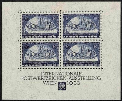 * - Österr. - WIPABLOCK (126,5:104:127:104), - Stamps and postcards