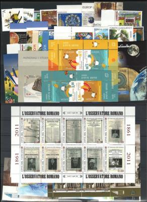 ** - Sammlung Europa - Gemeinschaftsausg. CEPT aus ca. 1966/2011 mit Lücken, - Briefmarken und Ansichtskarten