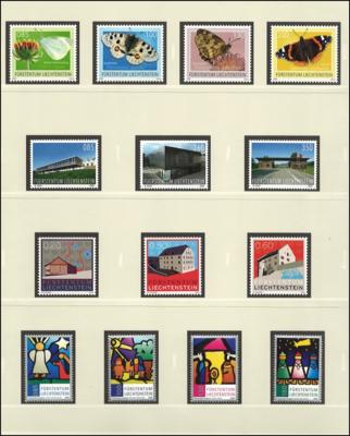 ** - Sammlung Liechtenstein ca. 1989/2007 (ab - Francobolli e cartoline