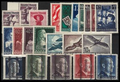 ** - Sammlung Österr. ca. 1945/1964, - Stamps and postcards