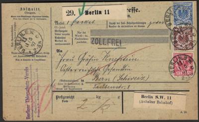Poststück - Bayern Nr.12 als Einzelfrankatur und als Doppelfrankatur auf Briefen nach St. Gallen, - Briefmarken und Ansichtskarten
