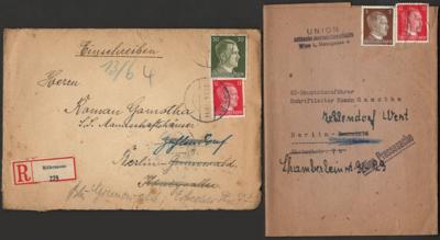 Poststück - Dt. Feldpost II. WK und - Briefmarken und Ansichtskarten
