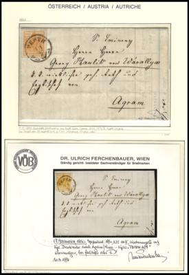 Poststück - Österr. 1851/56 - 10 Prachtbriefe - Briefmarken und Ansichtskarten