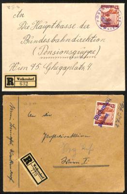 Poststück - Österr. 1946 - Stempelprovisorium - Známky a pohlednice