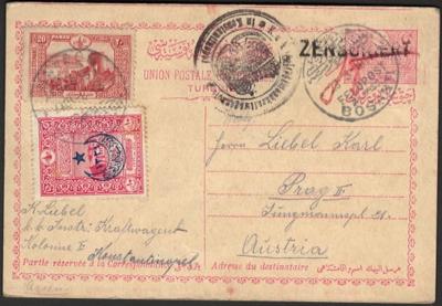 Poststück - Österr. Feldpost WK I über D. Feldpost, - Stamps and postcards