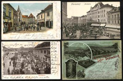 Poststück - Partie AK div. Österr. u.a. mit Langenlois, - Briefmarken und Ansichtskarten