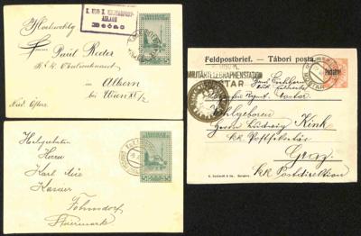 Poststück - Partie Ganzsachen Bosnien, - Známky a pohlednice