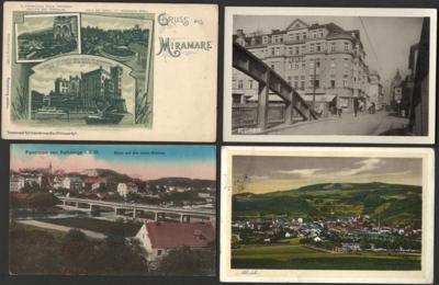 Poststück - Partie Motiv - und Ansichtskarten Österr. u. Ausland, - Briefmarken und Ansichtskarten