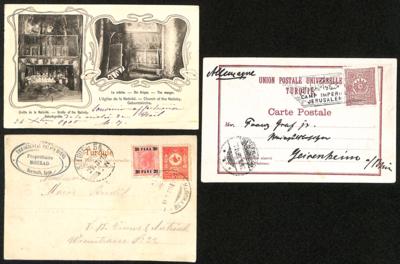 Poststück - Türkei 1883/1914 - ca. 70 Postkarten, - Briefmarken und Ansichtskarten