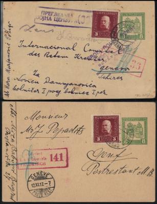 Poststück - Vorarlberg - Partie Zensurbelege der Zensurstelle Feldkirch, - Známky a pohlednice