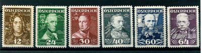 ** - Österreich Nr. 617/22 (Heerführer), - Známky