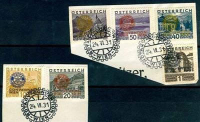 Briefstück - Österreich Nr. 518/23 (Rotarier) auf - Francobolli