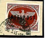 Briefstück - D. Feldpost Nr. 9 (Rhodos) mit Entwertung von DRESDEN vom 30.3. 1945, - Známky