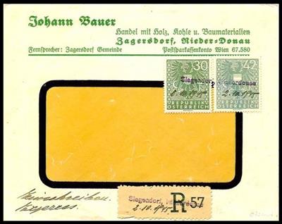 Poststück - Österr. 1945, - Briefmarken