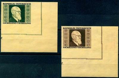 ** - Österreich   ANK Nr. 780 B/83 B (Renner geschnitten), - Briefmarken