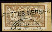 Poststück/Briefstück - Griechenland Corfu: 4 Poststücke und 1 Briefstück aus ca. 1916/1918, - Známky