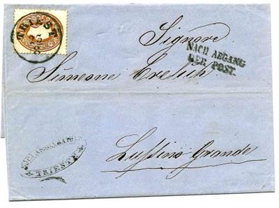 Poststück - Österr. Nr. 18 + 19 auf Brief von Wien nach HERZOGENBURG, - Briefmarken
