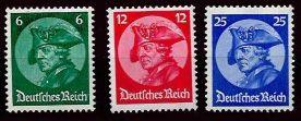 ** - D.Reich Nr. 479/81 (Friedrich der Große), - Briefmarken