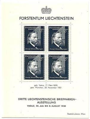 ** - Liechtenstein Block Nr. 3   MI - Francobolli