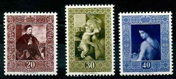 ** - Liechtenstein Nr. 306/08, - Stamps