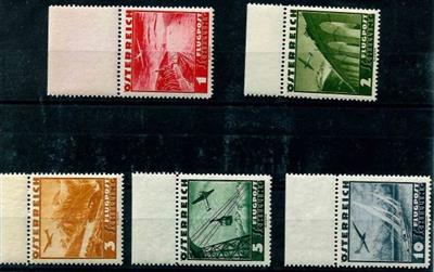 ** - Österreich Nr. 598/612 (Flug 1935), - Briefmarken