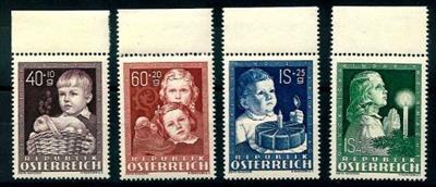 ** - Österreich   ANK Nr. 941/44 (Glückliche Kindheit), - Známky