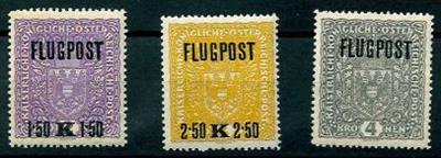 ** - Österreich Nr. 225 y/27 y; (3)   ANK - Briefmarken