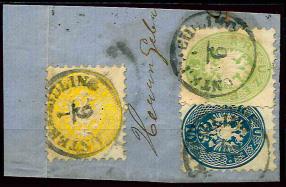 Briefstück - Heimatsammlung Meidling "UNTER MEIDLING 1/6 - Briefmarken