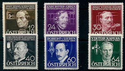 ** - Österreich Nr. 632/37 (Erfinder), - Známky