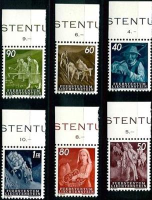 ** - Liechtenstein Nr. 289/300, - Briefmarken