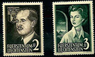 ** - Liechtenstein Nr. 332/33, - Stamps