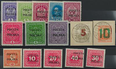 gestempelt/Briefstück - Großbrit. - Dienstmarken - kl. Sammlung "Inland Revenue", - Stamps