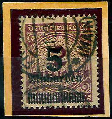 gestempelt - D.Reich Nr. 332 AWa, - Briefmarken
