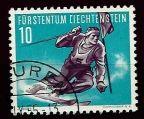 gestempelt - Liechtenstein Nr. 334 I - Briefmarken
