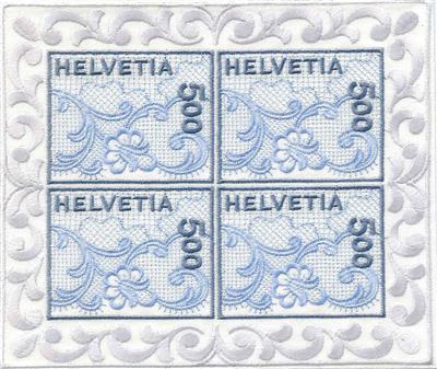 ** - Schweiz Nr. 1726 (Stickereimarke) im - Briefmarken