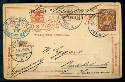 Mexico 1898 - private Werbe - Ganzsachen - Briefmarken