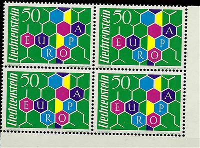 ** - Liechtenstein Nr. 398 im rechten - Briefmarken