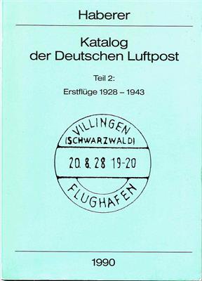 Katalog d. Deutschen Luftpost 1919/1970 - Teil 2/5 v. Haberer, - Francobolli