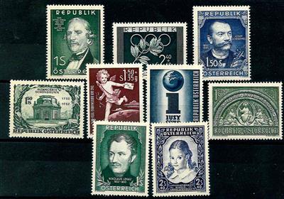 ** - Österr. Jahrgang 1952 kompl., - Briefmarken
