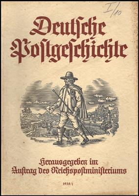 Literatur: 7 Bände "Deutsche Postgeschichte", - Pohlednice