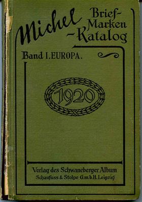Michel Briefmarken Katalog 1920 Band - Cartoline