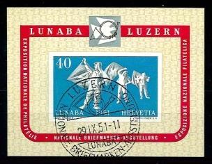 ** - Schweiz Block Nr. 14 (LUNABA), - Stamps