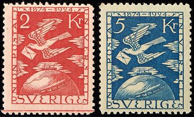 Schweden ** - 1924 UPU Serie komplett, - Briefmarken