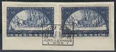 Briefstück - Österr. WIPA glatt + WIPA - Briefmarken