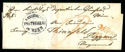 Ö Vorphila 1848 "REICHSTAGS/ POSTBUREAU/IN - Známky