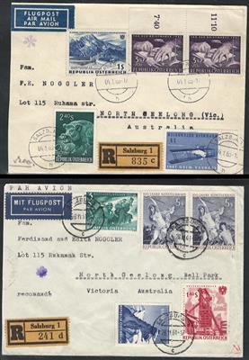 Poststück - Partie Belege Österr. II. Rep., - Stamps