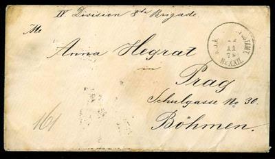 Bosnien Poststück - 1878 "K. u. K. ETAPPENPOSTAMT - Briefmarken