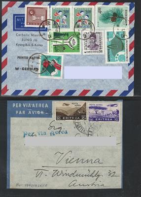 Poststück - Partie Flugpost Europa und Übersee ab ca. 1936, - Známky