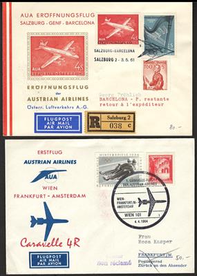 Poststück - Partie Belege Österr. II. Rep., - Briefmarken
