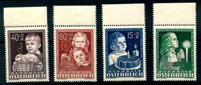 ** - Österreich   ANK Nr. 941/44 (Glückliche Kindheit), - Francobolli